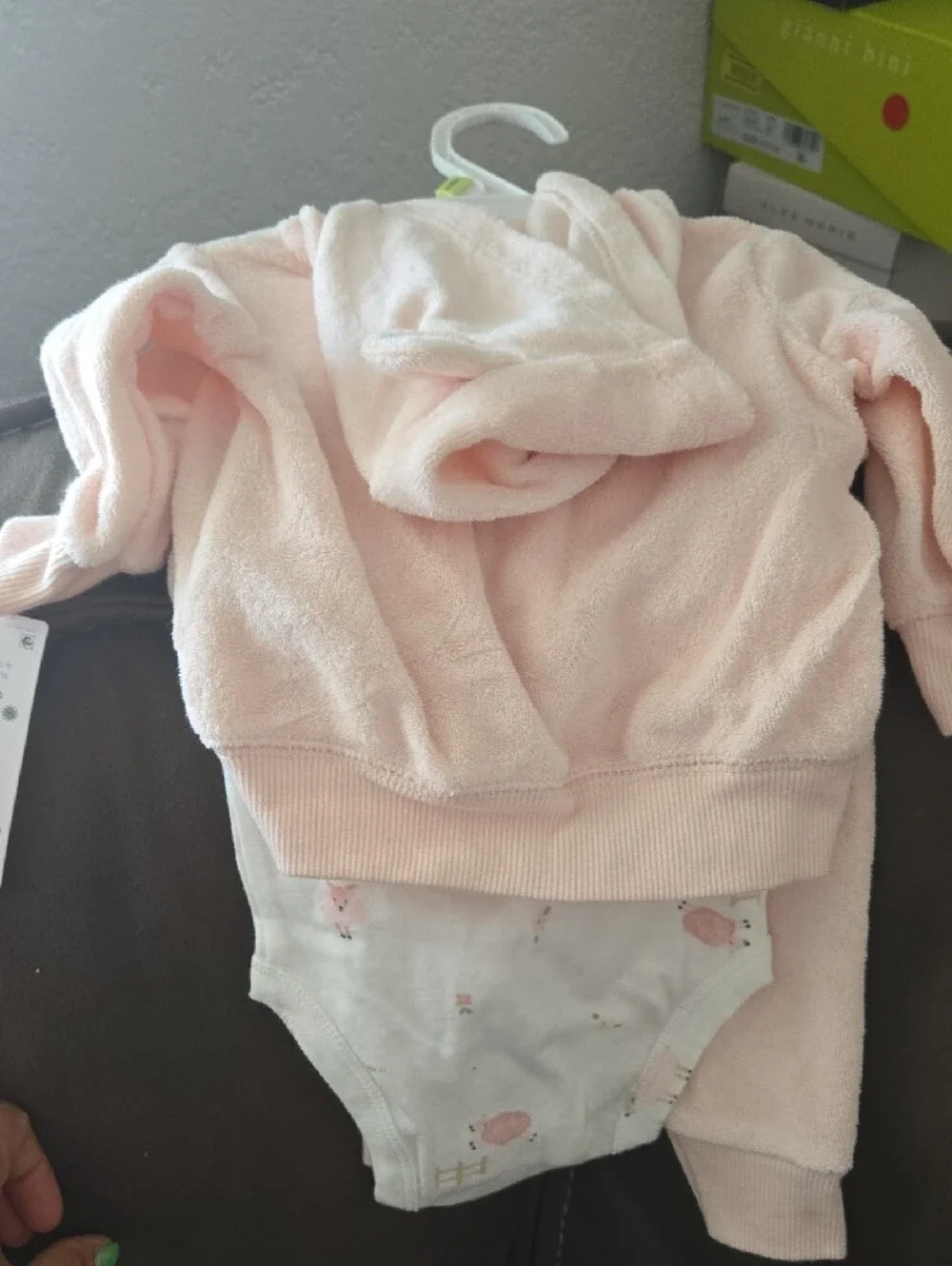 Carter's Light Pink Lamb Plush 3-Piece Set